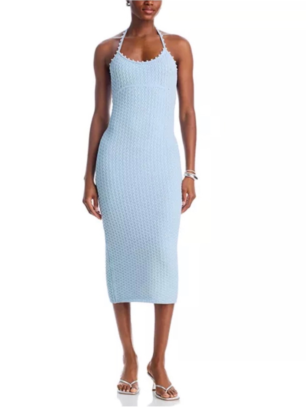 AQUA Pebble Knit Midi Dress - Picture 1 of 6